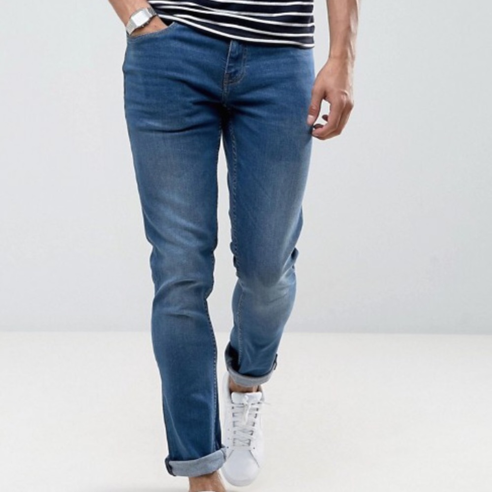 Skinny Blue Jeans